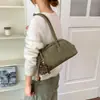 Bolso de mano tejido retro transfronterizo, nueva colección 2026 para mujer, diseño de alta gama, gran capacidad, adecuado para ir al trabajo, bolso de hombro, y se puede llevar bajo el brazo
