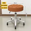 Taburete giratorio especializado para salones de belleza, silla de trabajo de altura ajustable con ruedas, silla de manicura, silla redonda de uso doméstico para peluquerías, taburete de bar