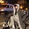 Chic Coreano Otoño e Invierno Nuevo Abrigo Largo Terciopelo de Cordero Versátil Suelto Moda Abrigo Ins Moderno Casual Versátil