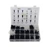 450 Piezas caja de clips aptos para coche Ford Nissan combinación aplicable remache de nylon HE50