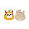 Halloween Colgante de Gota de Aceite Accesorios de Joyería DIY Aleación Calabaza Llavero Flotante Cadena de Teléfono Móvil Colgante Hecho a Mano