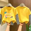 Linda camiseta básica de manga larga para niñas, colección primavera/otoño 2026, camiseta elegante de cuello redondo, algodón puro, aspecto en capas, para niños de talla mediana y grande