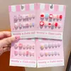 Accesorios y Joyería de Alta Gama para Niñas Uñas Portables Lindas Dulces Joyería para Manos Pegatinas de Dibujos Animados Puntas de Uñas Regalos