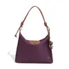 Bolsa Tote Hobo de Luxo, Estilo Preguiçoso, Bolsa de Ombro Impermeável de Nylon, Design de Nicho, Bolsa de Ombro Único Transversal para Mulheres