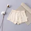 Calzoncillos tipo bóxer de malla de algodón de colores para niños y niñas, Ropa interior para estudiantes de niños talla mediana y grande, Algodón transpirable y cómodo, Liquidación