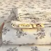 Sábanas de Gasa de Doble Capa Nuevas de Verano Pieza Única Lavables a Máquina Dormitorio de Estudiantes Sábanas para Cama en Casa Funda de Almohada Juego de Tres Piezas para Cama