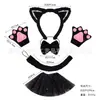 Tocado de animal para actuación infantil, diadema de gatito de forma de caricatura para niños, accesorios para actuación escénica, gato de peluche niña