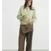 Cárdigan de punto con cuello redondo, nuevo estilo otoño e invierno, holgado, simple, estilo para ir al trabajo, bordado de conejito pequeño, capa exterior de color liso, dulce y fresco