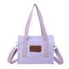 Bolsa feminina corduroy 2023 nova pequena bolsa quadrada Coreia do Sul ins saco comércio exterior moda bolsa ombro oblíquo bolsa