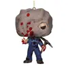 Decorações de Personagens de Filmes de Terror de Halloween Transfronteiriças Acrílico Plano Abóbora Decorações de Pingentes para Festa de Terror