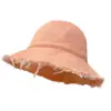 Sombrero de Pescador Plegable de Color Sólido Personalizado por el Fabricante Sombrero de Cuenca para Deportes al Aire Libre Ciclismo Playa