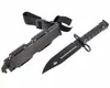 Cuchillo de Modelo de Plástico de Goma M9 Cuchillo de Entrenamiento Táctico Ventilador Decorativo Cuchillo Suave Sin Filo Accesorios de Cine y Televisión