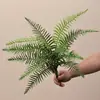 Plantas de helecho artificiales, incluyendo helecho riñón, helecho persa y ficus trepador, para diseño de paisajes en miniatura; plantas artificiales para plantar en el suelo, con hojas de helecho