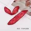 Orejas de Conejo de Encaje Calado Coloridas Accesorios para Ropa Pasador DIY Aro para el Cabello Accesorios de Joyería Material Accesorios