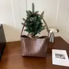 Bolsa de Textura Trançada Vintage de Nicho para Mulheres 2026 Novo Outono Exquisita Super Popular para o Dia a Dia Ombro Único Sob o Braço Bolsa Saco