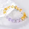 2004 nuevo brazalete Duobao brazalete de amatista natural brazalete de moda simple europeo y americano fabricantes al por mayor