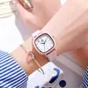 Reloj Cuadrado para Estudiante de Secundaria Chica Estilo Pequeño y Fragante Simple Alto Valor de Belleza ins Estilo Universitario Estudiante Departamento Mori Arte Combinación Perfecta