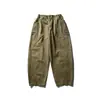 Marca de Tendencia Americana para Hombre North Boundary 2025 Otoño/Invierno Nuevos Pantalones de Sable Lavados Agrietados Vintage para Hombre Pantalones Cargo Casuales para Hombre