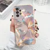 Funda para Teléfono Móvil Samsung S25Ultra A17 Adecuada para A07 Flor de Polvo Dorado S26 Funda Protectora S24 Carcasa Blanda TPU Ilustración