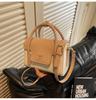 Bolso Pequeño de Alta Gama Transfronterizo para Mujer 2024 Nuevo Otoño e Invierno Bolso Bandolera Versátil Bolso Cuadrado Pequeño Súper Popular de Moda