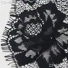 Renda de Cílios Tanglong Retrô Vazada Floral Malha de Trama Não Elástica para Bordas de Roupas, Acessórios de Renda para Vestido de Noiva DIY