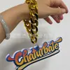 Pulsera de ABS Colgante de Eva Etiqueta Adhesiva Alfanumérica Patrón Impreso Logo Tarjeta de Apoyo para Fans