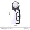 Rueda de Corte Hob Patchwork Cuchillo Cuchillo de Corte para Tela Manual Tela Corte Redonda Hob Máquina de Corte para Tela Hoja Hob 45mm