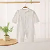 Macacão de bebê manga longa verão roupas finas engatinhando recém-nascido roupas com ar condicionado macacão vazio de bebê puro algodão roupas infantis Anyang