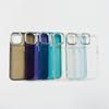 Hermosa Funda de Teléfono Ojo S23 Marco Espejo Electrochapado para Samsung S24Ultra SAMSUNG Marco Grande Transparente Color Sólido Funda Suave