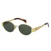 Gafas de Sol de Alta Gama Estilo Lisa 40235, Gafas de Sol Ovaladas Retro Estilo Old Money para Mujer con Patillas de Acetato, Adecuadas para Lentes Graduados
