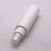 Botella vacía de plástico HDPE blanco de 100 ml con hombro plano 24-410 y boquilla de plástico para desinfectante de alcohol