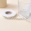Fita de bolinhas pequenas redondas embalagem de bolo de flor fresca fita de cetim fita trançada para presente acessório de laço DIY decoração colorida fita