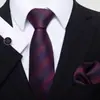 Corbata de Hombre de 8 cm para Negocios y Boda, Corbata Formal Jacquard Rayada, Sensación de Lujo, en Stock para Suministro Directo
