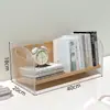 Estante de Mesa Prateleira para Livros Armário de Mesa de Escritório Estudante Crianças Armário Pequeno Simples para Livros