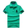 Ropa Polo para Hombre con Gran Logo de Caballo Bordado, Camiseta de Manga Corta, Polo de Manga Media para Golf para Hombre, Corte Holgado