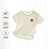 Camisetas de Manga Corta para Bebé, Verano Finas y Frescas de Modal Clase A, Camisetas para Bebé de Hombre y Mujer, Ropa de Verano de Manga Corta para Poner Debajo