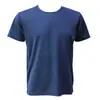 Camiseta de secado rápido en stock para correr al aire libre en maratón, camiseta promocional lisa de manga corta y cuello redondo, camiseta cultural con logo