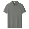 Camisa Polo de Manga Corta con Cuello, Protección Solar, Costuras Selladas en Caliente, Sin Costuras, Alta Calidad, Verano, Logo Personalizado, Ropa de Trabajo para Negocios, En Stock