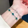 Pulseira Flor de Zircônia Dopamina Suave e Doce, Pulseira de Luxo Leve de Alta Qualidade, Estilo Ins Moda Versátil Joia de Mão para Mulheres