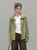 Cárdigan de punto redondo suave y casual estilo sal y pimienta para mujer, nuevo suéter de punto coreano de nicho suave y acogedor para otoño e invierno con cremallera