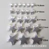 Accesorios de Estrella Irregular de Cinco Puntas Barroca, Colgantes de Joyería Lisos en Forma de Estrella, Accesorios de Perlas Irregulares