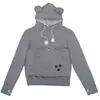Moda casual de otoño e invierno transfronteriza europea y americana para mascotas perro y gato ropa con capucha sudadera para padres e hijos abrigo para perro ropa