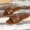 Sandalias casuales transfronterizas europeas y americanas para comercio exterior, chanclas casuales de metal de una tira para playa, talla grande de verano al por mayor