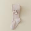 Meia-calça Infantil Outono e Inverno Novo Estilo Pelúcia Escovada Fina Meias Cartoon com Pelúcia Adicionada para Aquecimento, Leggings para Bebês Meninas