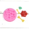Molde de azúcar garra de hueso molde de aromaterapia molde de yeso DIY molde de accesorios para pasteles molde de caída para teléfono móvil