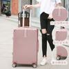 Maleta de Viaje Femenina 20 Pulgadas Estilo Coreano Estilo Fresco Maleta con Ruedas para Estudiantes 240000 Maleta con Ruedas Estuche de Cuero 26 Caja con Contraseña
