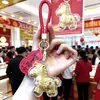 Llavero Nuevo Modelo de Oro Puro 999 Año del Caballo, Colgante para Bolso, Correa para Teléfono, Regalo de Cumpleaños, Regalo al por Mayor