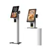 Escanee el código para pagar en la máquina de pedidos de autoservicio Terminal de caja registradora inteligente todo en uno de 21,5 pulgadas para restaurantes Personalizado para pedidos de autoservicio