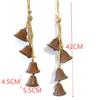 Campanas de Cuerda de Cáñamo, Carrillones de Viento Navideños, Colgantes de Campana Tejidos a Mano con Cuerda de Cáñamo y Metal, Venta al por Mayor de Fabricantes