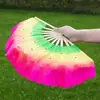 Abanico Danza del Abanico Accesorios de Performance para Danza del Abanico Niños Yangko Baile Cuadrado Doble Cara Un Par de Manos Izquierda y Derecha Leften